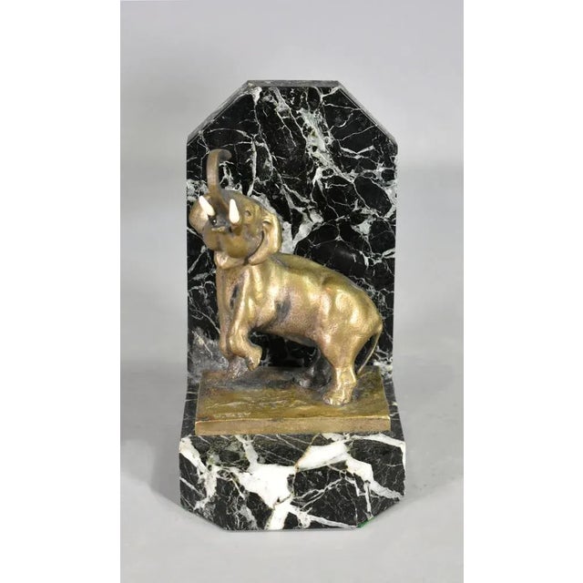 Art Deco French Bookends in Bronze from H. Fady, 1930s, Set of 2 For Sale - Image 9 of 13