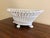 Early 20th Century Antique French Reticulated Porcelain Cachepot on Lion-Paw Feet For Sale - Image 5 of 13