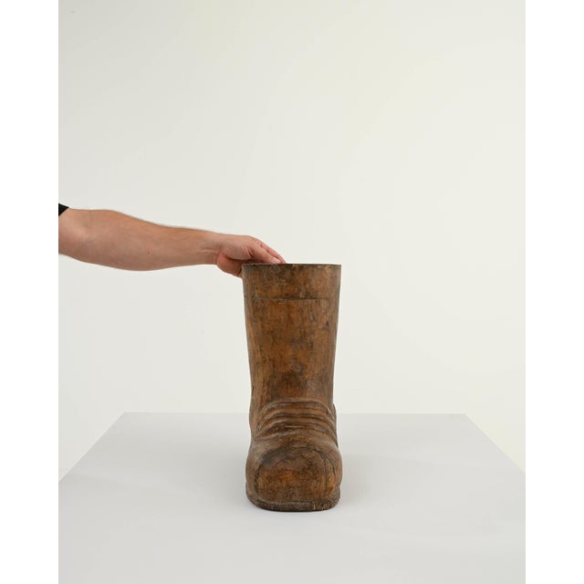 20th Century French Carved Wooden Boot Decoration For Sale - Image 16 of 18