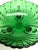 Small Green Hobnail Glass Footed Trinket Bowl For Sale - Image 4 of 6