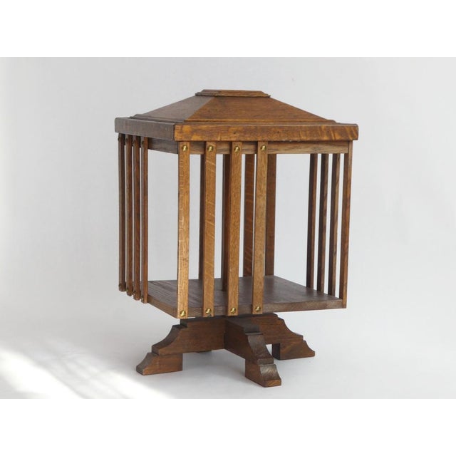 Small Victorian Revolving English Bookcase For Sale - Image 9 of 10