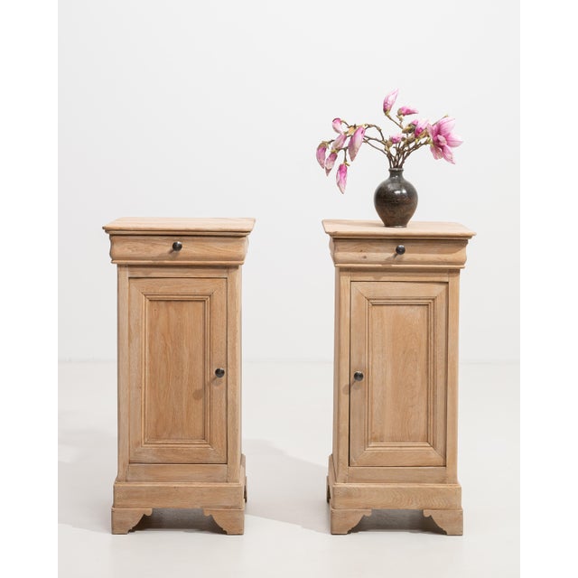 19th Century Pair Of Oak Louis Philippe Side Tables For Sale - Image 10 of 14
