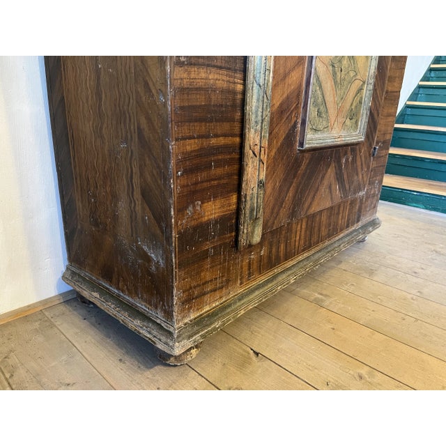 Painted Farmhouse Cupboard from Franconia For Sale - Image 6 of 9