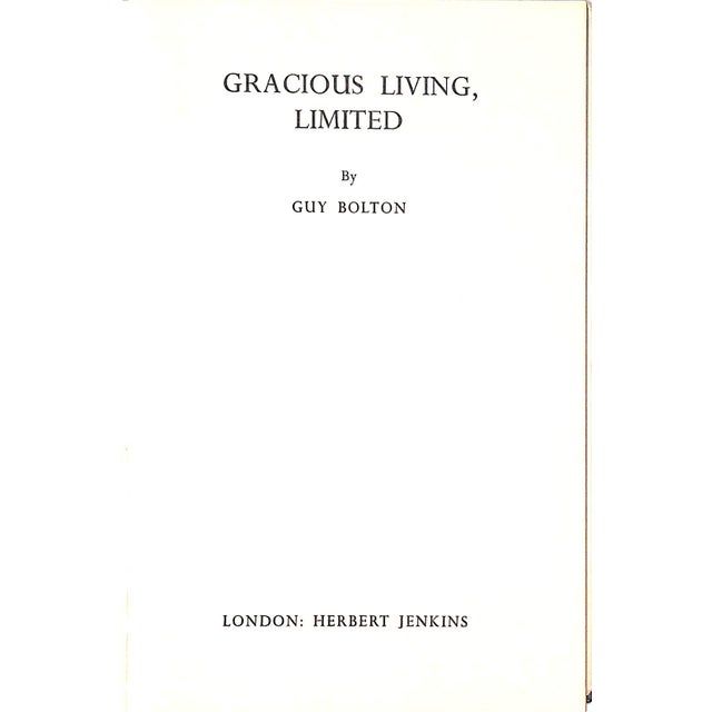 Traditional "Gracious Living, Limited" 1966 Bolton, Guy For Sale - Image 3 of 6