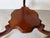 Wood Vintage Carved Mahogany Wood Scalloped End Table With Lower Shelf For Sale - Image 7 of 12