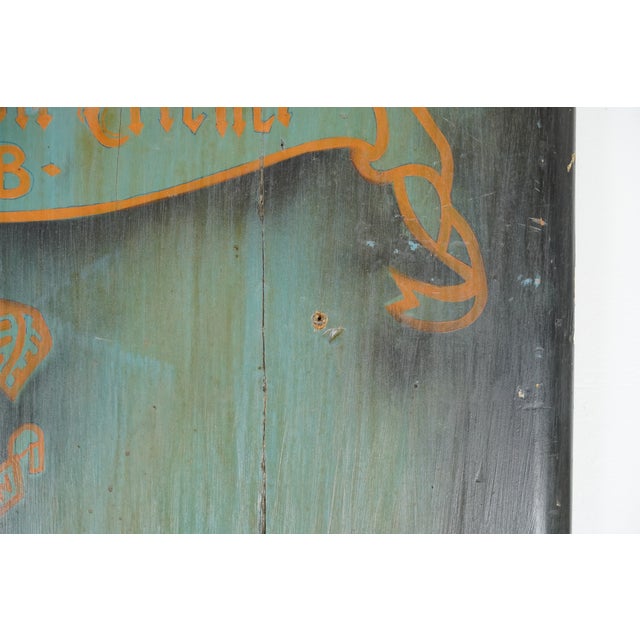 Mid 20th Century 1937 Junior Carlton Cricket Club Wooden Shield For Sale - Image 5 of 10