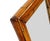 1960s Vintage Bamboo and Rattan Wall Mirror - Made in Italy For Sale - Image 5 of 9