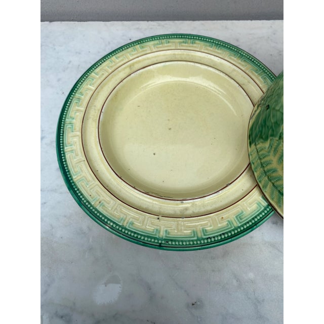 Late 19th Century 19th Century German Majolica Cheese Bell For Sale - Image 5 of 8