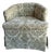 Vintage Barrel Back Tufted Lounge Arm Chair For Sale
