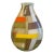 Robin Mix Patchwork Color Block Glass Vase For Sale
