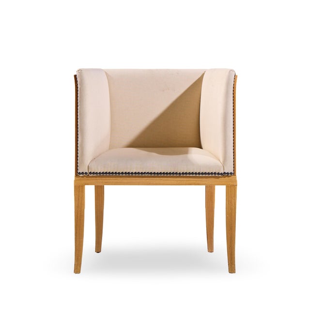 Mid 20th Century Eliel Saarinen for Arkitektura Saarinen House Mid Century Maple Arm Lounge Chairs - Pair For Sale - Image 5 of 13