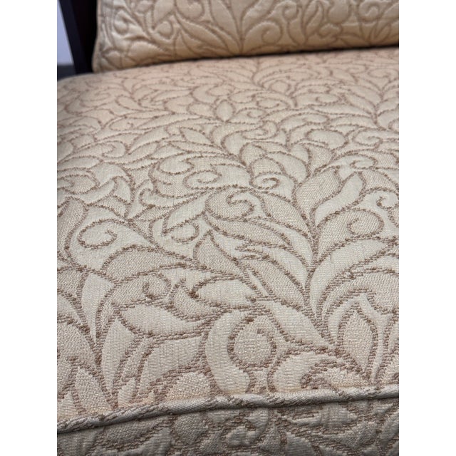 Barbara Barry for Baker Furniture Double X Arm Chair For Sale - Image 11 of 12