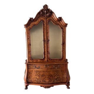 Louis XV Display Cabinet with Glass Doors, 1900s For Sale