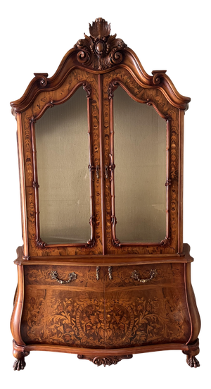 Louis XV Display Cabinet with Glass Doors, 1900s