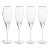Chartrons Bubble Champagne Flutes, Set of 4 For Sale