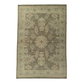 Oushak Rug 3'11" x 5'11" #21328 For Sale