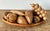Tan Vintage Boho Leilani Carved Wood Fruit Bowl For Sale - Image 8 of 12