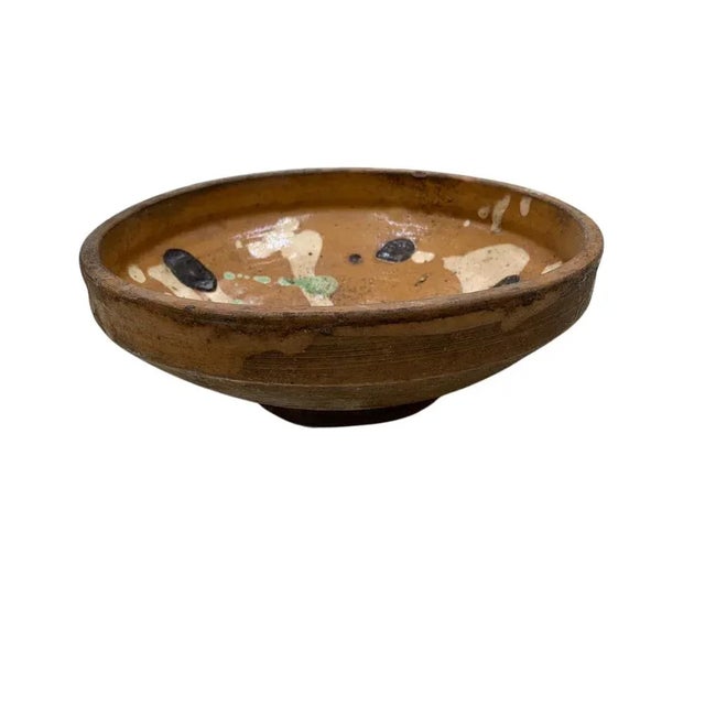 Antique Hungarian Folk Art Decorative Bowl For Sale In Los Angeles - Image 6 of 6