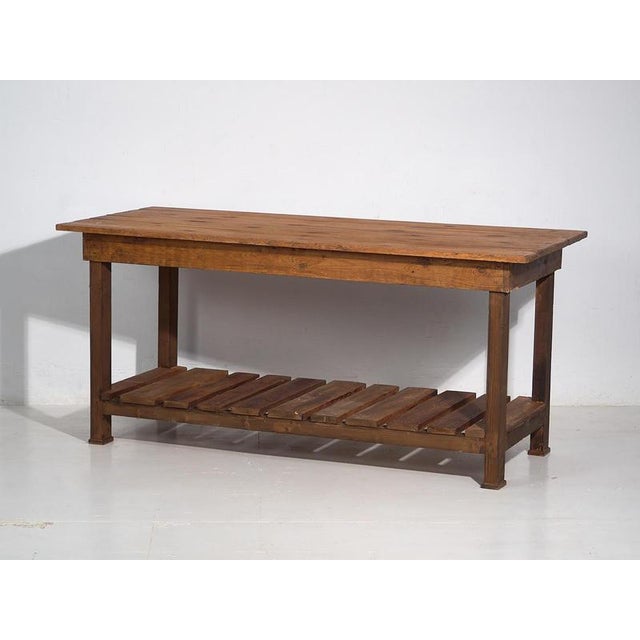 Wood Kitchen Island, 1920s For Sale - Image 13 of 16