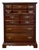 Vintage Tallboy Dresser American Drew Five Drawer Highboy Bedroom Chest For Sale