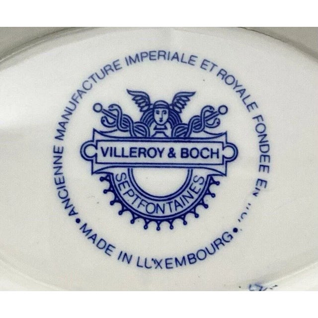 1990s 1990s Villeroy & Boch “Bouquet” Porcelain Gravy Boat For Sale - Image 5 of 5