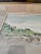 A very fine pre mid century modern era impressionist watercolor painting depicting a glorious beach scene. Having happy...
