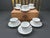 Argonauti Collection Luna Model Teacup by Richard Ginori for Vannozzi, 1990s, Set of 6 For Sale - Image 11 of 13
