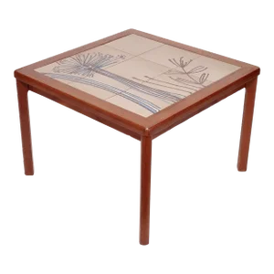 Mid 20th Century Teak Side Table by Mobelfabrikken Toften Denmark