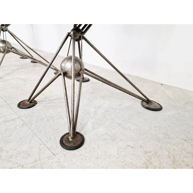 High Back Dining Chairs, 1970s, Set of 4 For Sale - Image 6 of 12