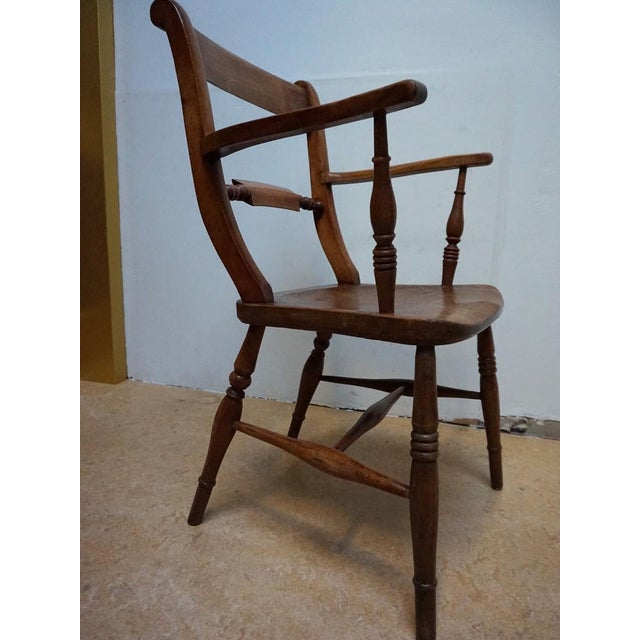 English Oxford Windsor Chairs, 1860s, Set of 5 For Sale - Image 17 of 18