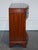 Vintage Serpentine Bow Front Dwarf Open Bookcase with Two Drawers by Wade For Sale - Image 12 of 16