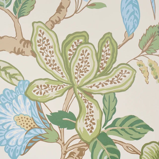 Contemporary SAMPLE - Schumacher x Timothy Corrigan Huntington Gardens Wallpaper In Golden Hour For Sale - Image 3 of 5