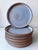 1970s Stoneware Plates from Ratilly, 1970s, Set of 6 For Sale - Image 5 of 5