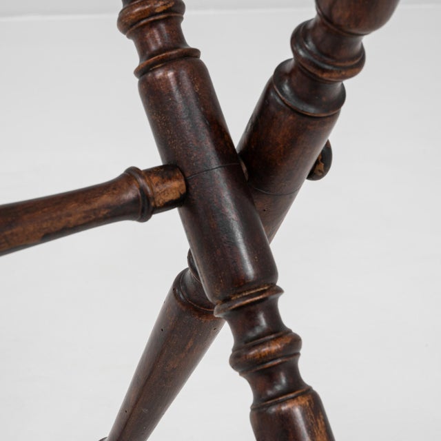 Brown 1900s French Butler Tray Stand For Sale - Image 8 of 18