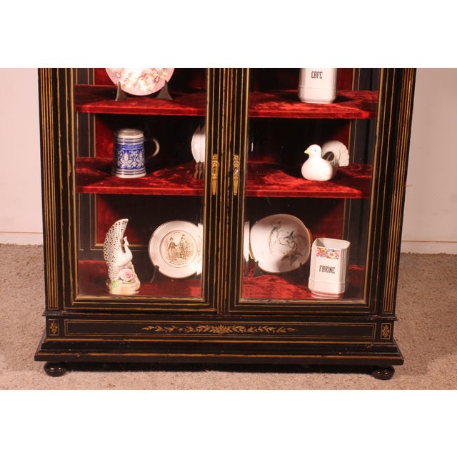 Napoleon III Collectors Display Case For Sale - Image 3 of 18