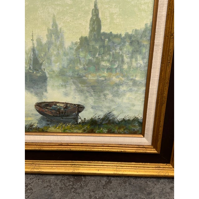 Roelef Dozeman Oil on Canvas, Mid 20th Century For Sale - Image 4 of 12