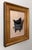 Realism The Silver Finch by Patrick Nevins | Oil On Board Painting of a finch on a blue pedestal For Sale - Image 3 of 3