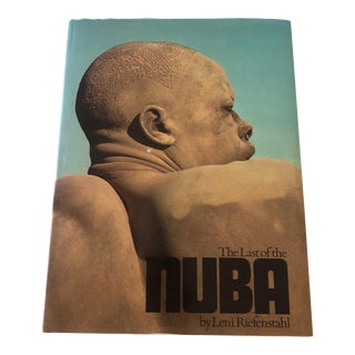 The Last of the Nuba by Leni Riefenstahl Vintage Decorative Hardcover Book For Sale