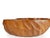 Mid 20th Century Hand Carved Solid Wood Large Size Leaf Shaped Bowl For Sale - Image 11 of 12