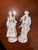 Beautiful 8” Antique Figurines Porcelain From Occupied Japan Ww2 For Sale - Image 4 of 6