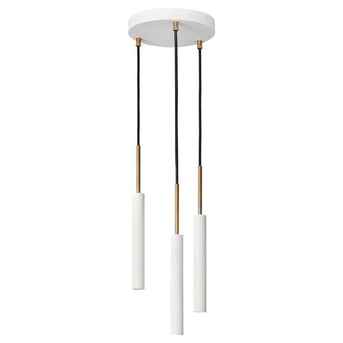 White Brass Stav 3 Ceiling Lamp by Johan Carpner for Konsthantverk For Sale - Image 10 of 10
