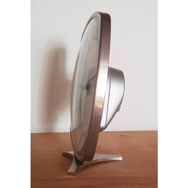 Desk Clock from Mauthe, 1950s, in Flawless conditions. Designed 1950 to 1959 This piece has an attribution mark, I am sure...