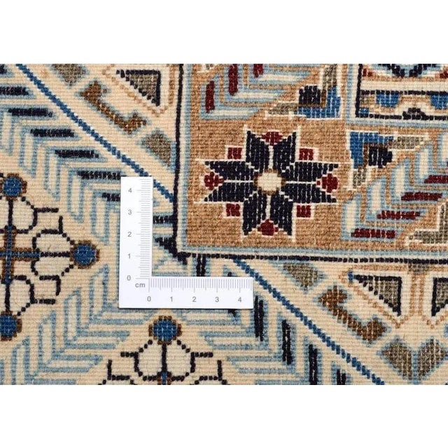 Middle Eastern Hand-Knotted Nain Rug For Sale - Image 3 of 5