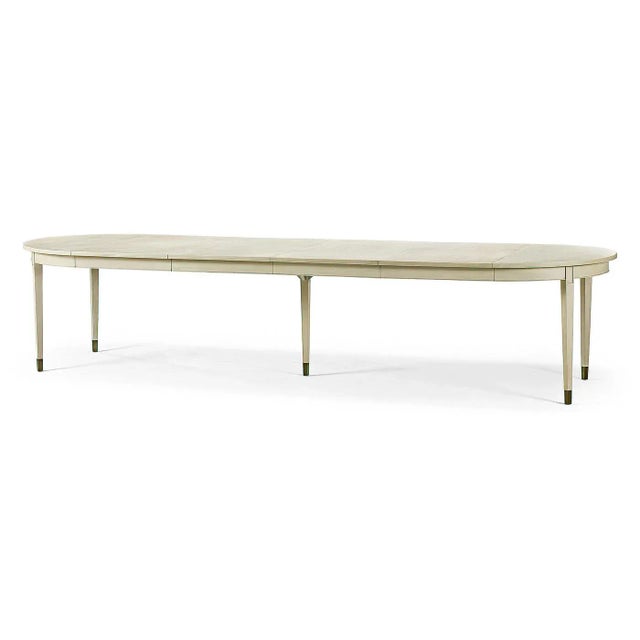 Swedish Painted Extension Dining Table For Sale In Greensboro - Image 6 of 6