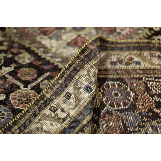 Hand-Woven Oriental Nomadic Qashqai Rug, 1920s For Sale - Image 10 of 18