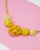 GÉRANIUM, Necklace, Yellow For Sale - Image 4 of 4