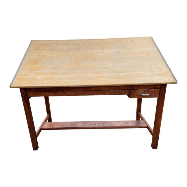 1960s Vintage Mayline Drafting Table For Sale
