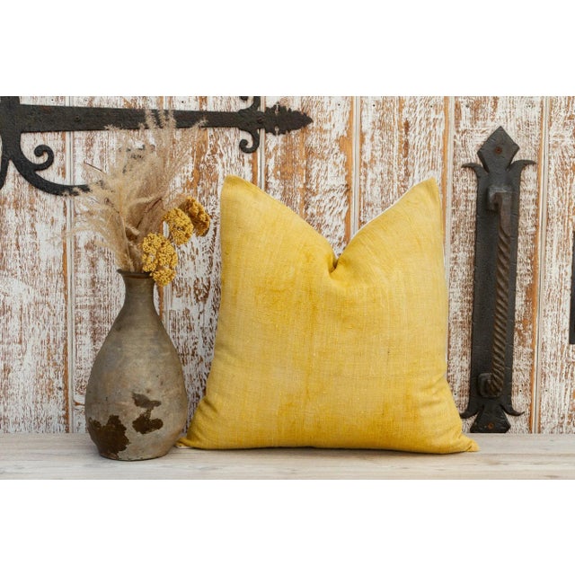 Textile Shashi Organic Silk Pillow For Sale - Image 7 of 8