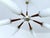 Large Vintage Sputnik Chandelier, 1960s For Sale - Image 10 of 18