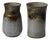 Small Stoneware Vases by Thierry and Chantal Robert, 1980s, Set of 2 For Sale